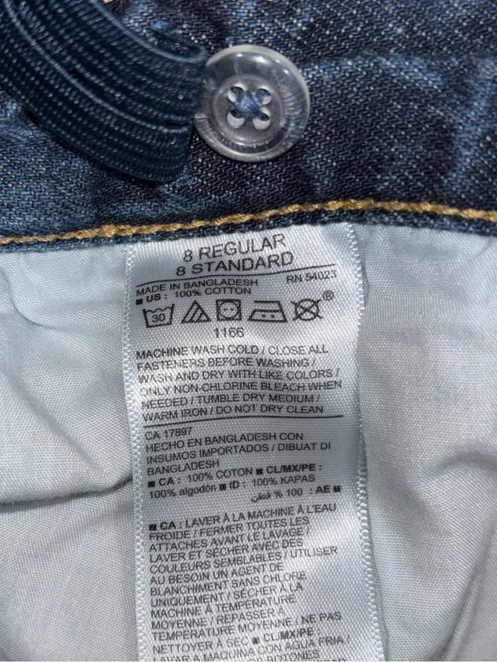 Old Navy boys  Dark Blue Straight-Leg Jeans